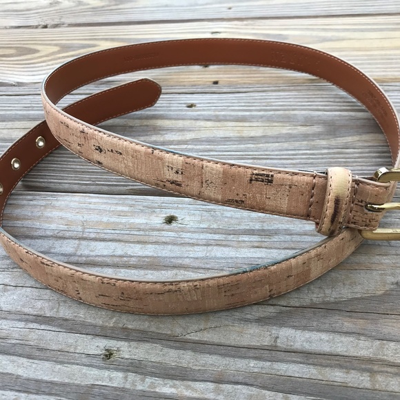 Ralph Lauren Accessories - Ralph Lauren Women Belt Vegan Tan Waistband R.L.L